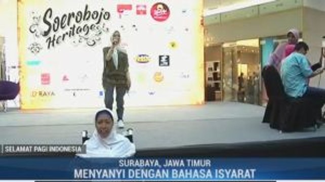 Anak Berkebutuhan Khusus Unjuk Bakat Menyanyi dan Melukis