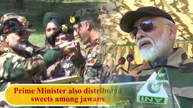 Prime Minister Narendra Modi celebrated Diwali with the Indian Army | Oneindia Kannada