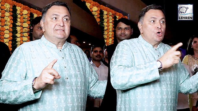 Rishi Kapoor Blasts Media At Ekta Kapoor's Diwali Bash
