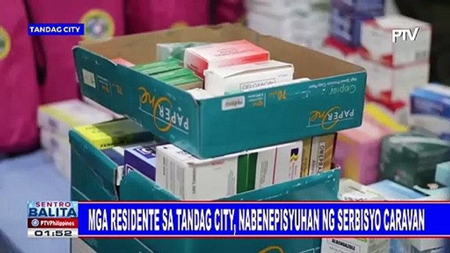 Mga residente sa Tandag City, nabenepisyuhan ng Serbisyo Caravan