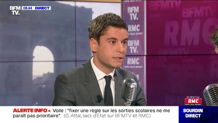 Gabriel Attal considère que la grève SNCF sur l'axe Atlantique "n'est pas acceptable"