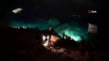 Dünya dalış rekortmeni milli sporcu Şahika Ercümen, Mersin'deki Gilindire Mağarası'na yaptığı...