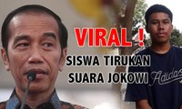 Viral Sosok Siswa yang Persis Tirukan Suara Presiden Jokowi