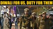 Delhi Police Commissioner meets cops on duty on Diwali night | OneIndia News