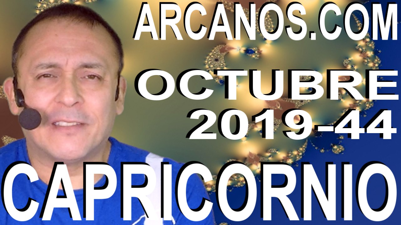 CAPRICORNIO OCTUBRE 2019 ARCANOS.COM - Horósco...
