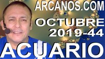 ACUARIO OCTUBRE 2019 ARCANOS.COM - Horóscopo 27 de octubre al 2 de noviembre de 2019 - Semana 44