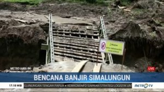 Jalan Provinsi Penghubung Pematang Siantar-Simalungun Masih Terputus