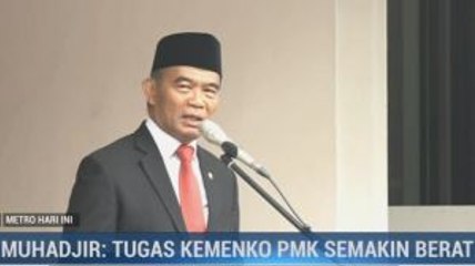 Muhadjir: Tugas Kemenko PMK Semakin Berat