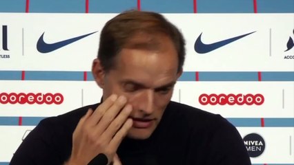 Football - Thomas Tuchel Press Conference PSG 4 - 0 OM