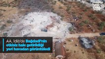 İdlib'de Bağdadi'nin etkisiz hale getirildiği yeri havadan görüntüledi