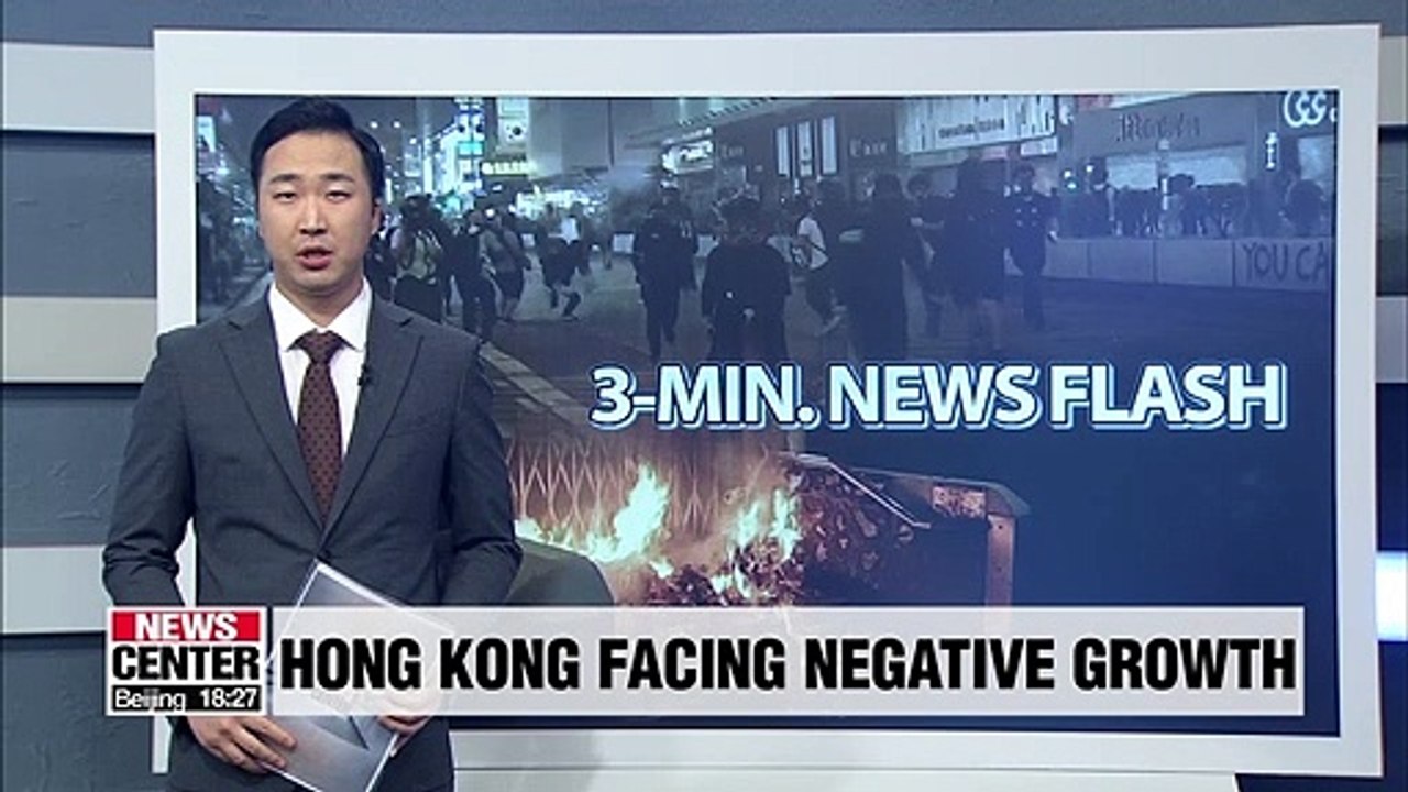 Hong Kong could face full-year negative growth as anti-government protests continue