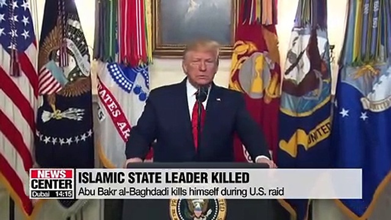 Trump announces ISIS leader al-Baghdadi is dead