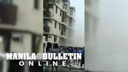 A condominium building in Davao City collapsed after another quake hit the city