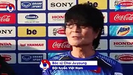 Bác sỹ Choi Ju - young nói gì về khả năng tham dự SEA Games 30 của Đình Trọng? | VFF Channel
