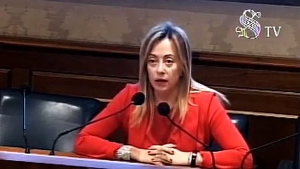 Meloni - Conferenza stampa in Senato (28.10.19)
