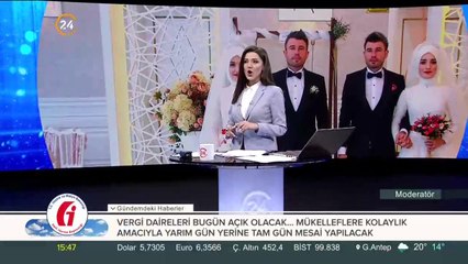 Dünyaevine girdiler