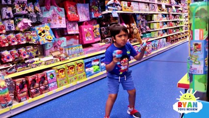 Daddy Hides Ryan's Toys all around Smyths Toys Store!!!!