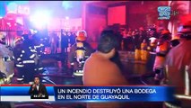 Incendio se registró en una boda al norte de Guayaquil