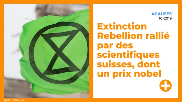 Extinction Rebellion rallié par des scientifiques suisses, dont un prix nobel