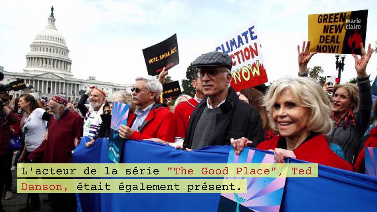 Jane Fonda de nouveau arrêtée pendant une manifestation pour le climat