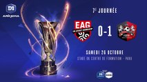 J7 EA Guingamp - FC Fleury 91 (0-1), le résumé D1 ARKEMA 2019 2020