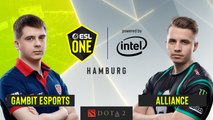 Dota2 - Gambit Esports vs. Alliance - Game 1 - Lowerbracket Final - ESL One Hamburg 2019