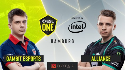 Dota2 - Gambit Esports vs. Alliance - Game 1 - Lowerbracket Final - ESL One Hamburg 2019