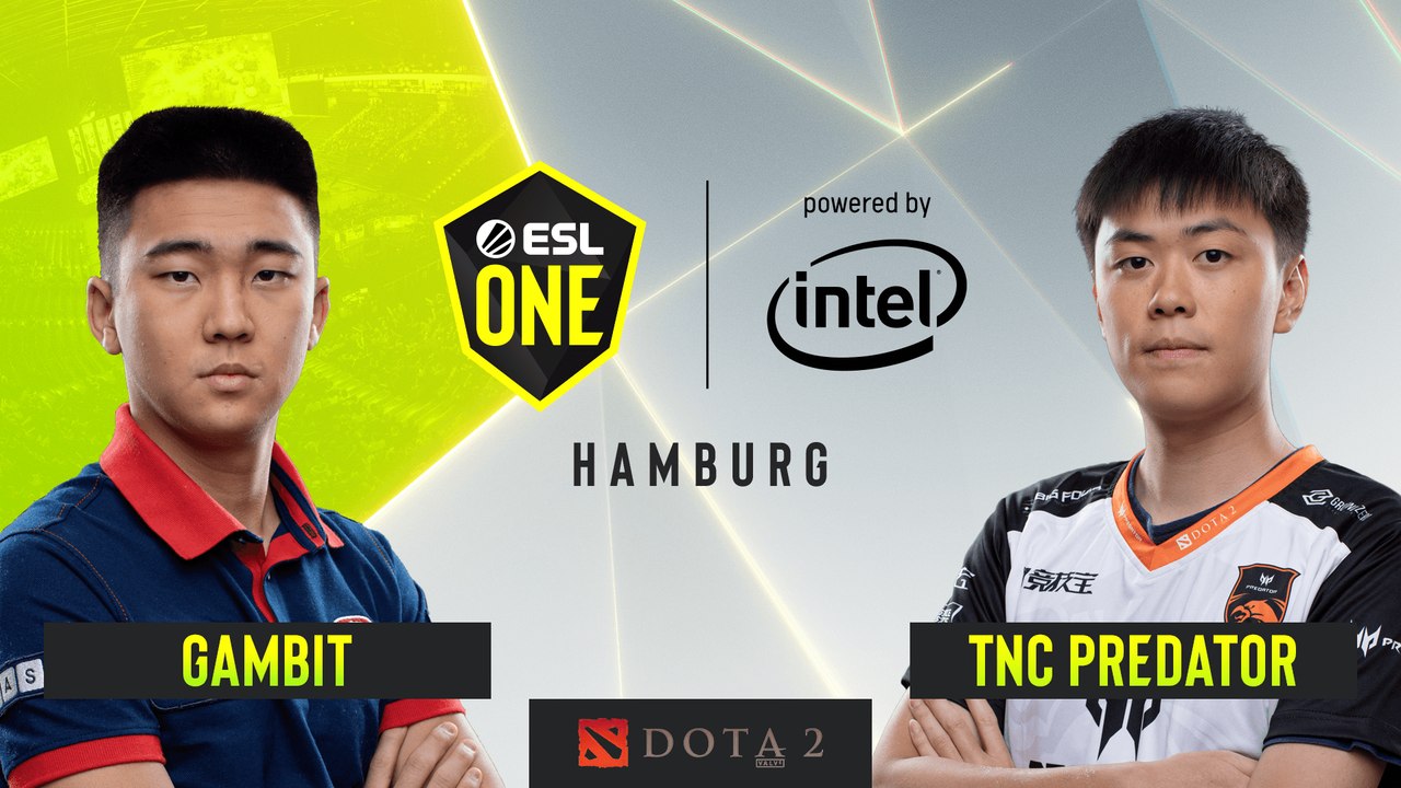 Dota2 - TNC Predator vs. Gambit Esports - Game 1 - Grand Final - ESL One Hamburg 2019