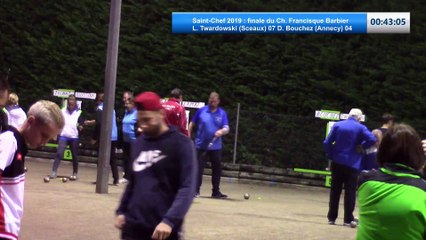 Finale, Challenge Francisque Barbier, Saint-Chef 2019