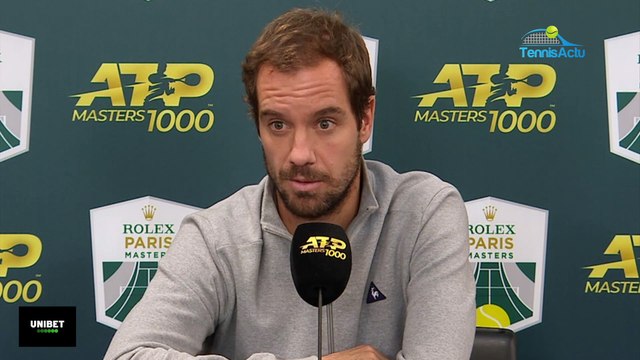 Rolex Paris Masters 2019 - Richard Gasquet est forfait : Je ne sais pas combien de temps il me reste