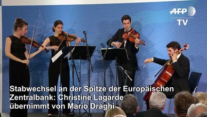 Lagarde: Draghis Vermächtnis ist "Ansporn, uns zu übertreffen"