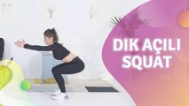 Dik açılı squat - Sağlığa bir Adım