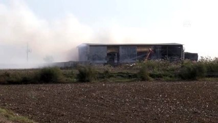 Pamuk deposunda yangın (3)