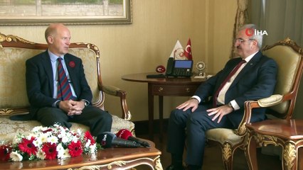 İngiliz Büyükelçiden Vali'ye Thomas Cook teşekkürü