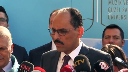 Cumhurbaşkanlığı Sözcüsü Kalın:'(Neçirvan Barzani'nin Türkiye ziyareti) Ziyaret planlanıyor, görüşmeyle ilgili şu anda bir teyit veremiyorum' - ANKARA