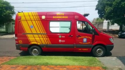 Siate é acionado para atender ferido na Rua Rui Barbosa