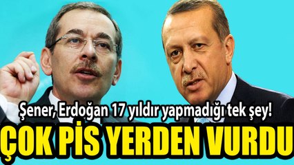 Abdüllatif Şener, Erdoğan’ın 17 yıldır yapmadığı tek şeyi açıkladı