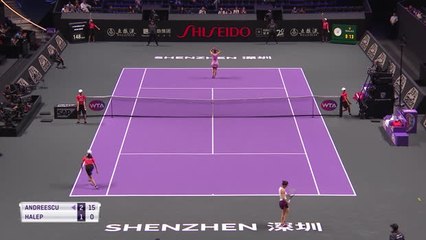 Halep makes stunning comeback win over Andreescu