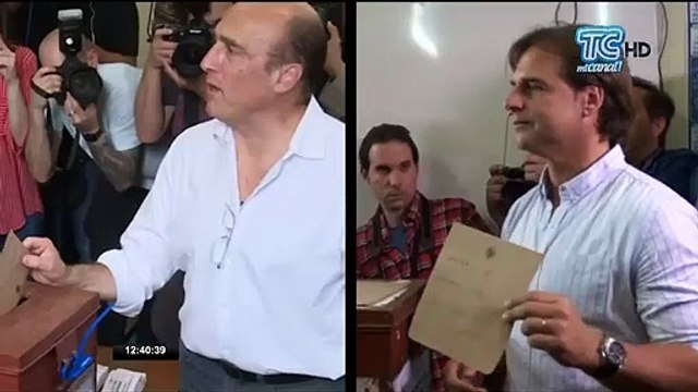 Martínez y Lacalle Pou rumbo a un balotaje por la presidencia en Uruguay