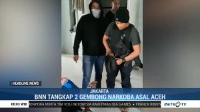 BNN Tangkap Dua Gembong Narkoba Penyuplai Sabu ke Sipir Lapas Aceh