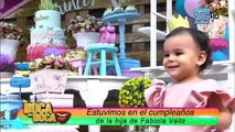 VIDEO | Fabiola Veliz le realizó el primer cumpleaños a su pequeña hija Victoria