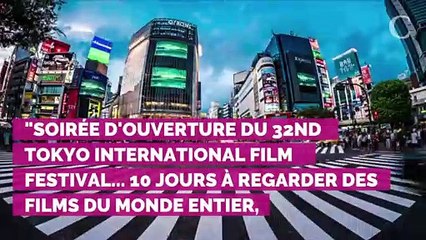 PHOTOS. Sortie solo pour Julie Gayet pour l'ouverture du festival du film de Tokyo