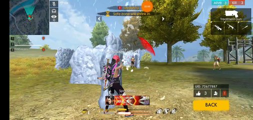 Free Fire We killed him using sticks