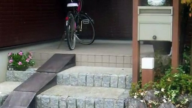 Bike Ramps at Houses in Japan