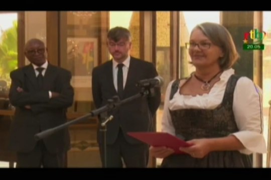 RTB/Cérémonie de présentation de lettres de créance au Président, Roch Marc Christian Kaboré