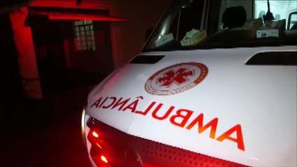 Mulher é socorrida pelo Samu na Região Norte