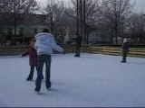 La patinoire de noël