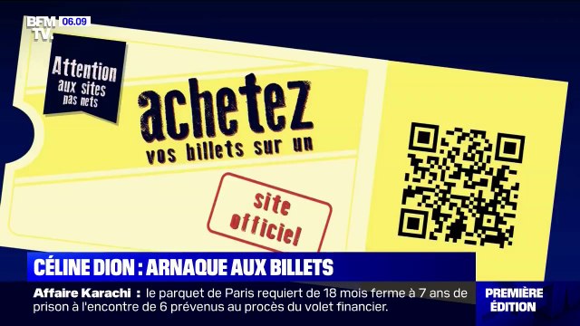 Concerts de Céline Dion: attention aux arnaques en ligne sur les billets