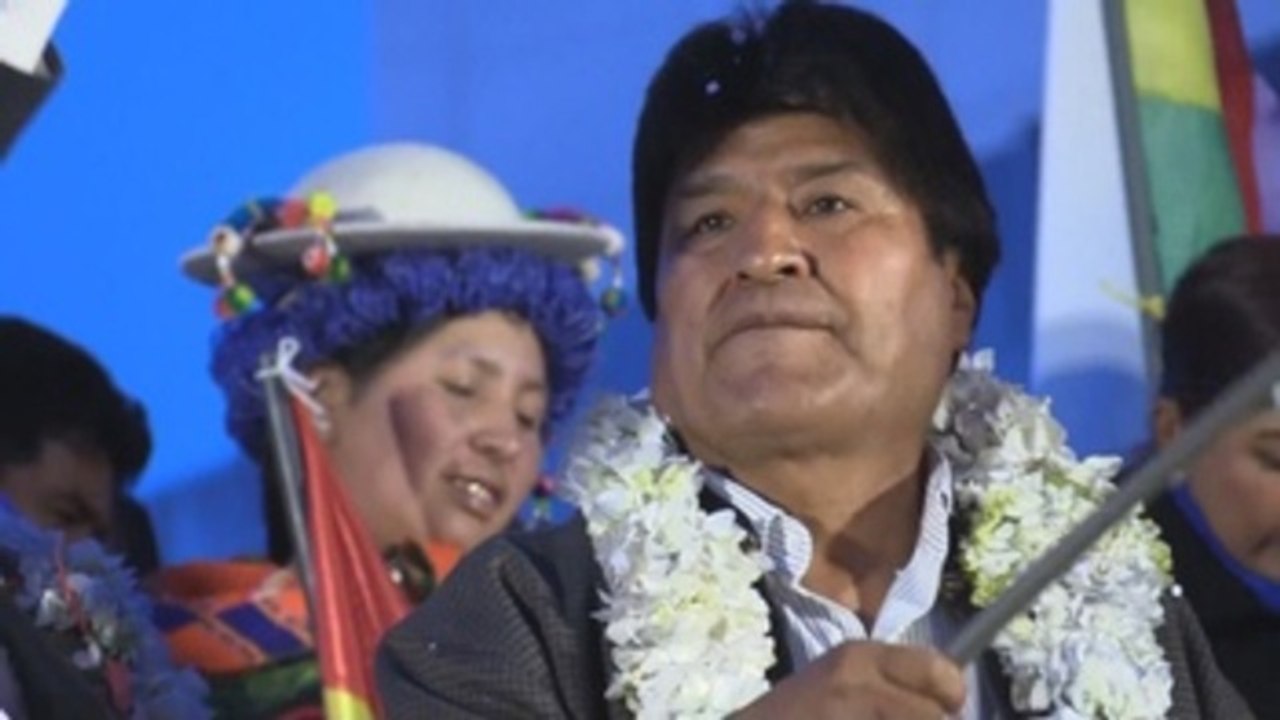 Evo Morales llama a defender la sede del Gobierno ante convocatoria de manifestantes