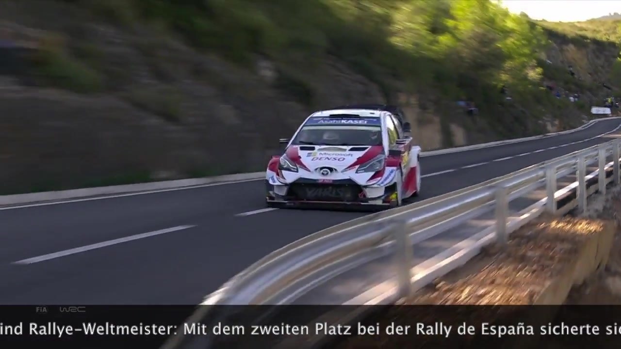 Ott Tänak wird im Toyota Yaris WRC vorzeitig Rallye-Weltmeister - Zweiter Platz bei der Rally de España